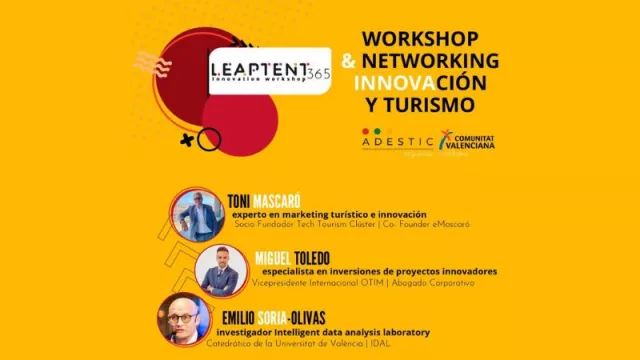 Se realizó el Workshop & Networking para la Innovación y el Turismo en Valencia (impulsado por ADESTIC)