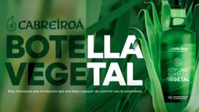 Cabreiroá desarrolla una innovadora botella vegetal (procedente de la caña de azúcar)