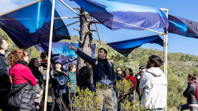 El Consorci de Museus muestra en Quesa las obras de las residencias de Enclave Land Art 2023