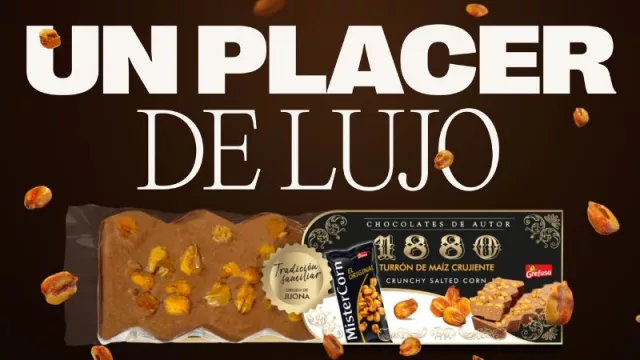 Mistercorn y 1880 se unen para crear el turrón más crujiente y sabroso del mercado