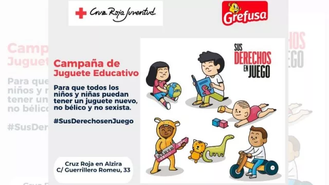 Grefusa colabora en la campaña ‘Juguete Educativo’ de Cruz Roja en Alzira