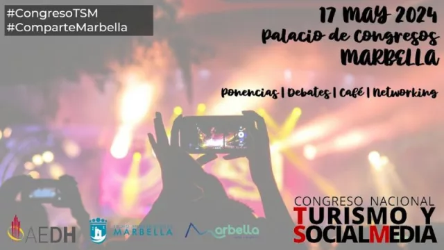 Marbella será sede del VIII Congreso Nacional de Turismo y Social Media el próximo 17 de mayo