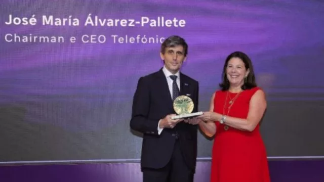 José María Álvarez-Pallete, homenajeado por la Cámara de Comercio de España en Brasil