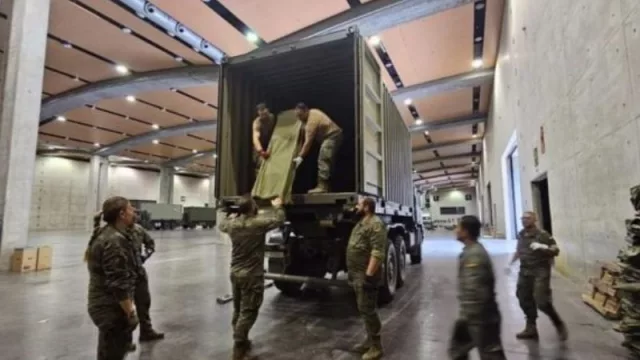 Feria Valencia ha alojado a 25.000 soldados que han participado en la lucha contra los efectos de la riada