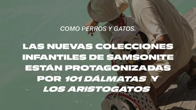 Las nuevas colecciones infantiles de Samsonite están protagonizadas por 101 Dálmatas y Los Aristogatos
