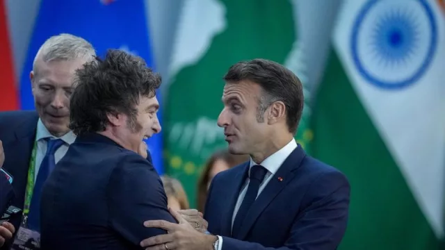 Macron muestra a Milei el apoyo de Francia a Argentina para reflotar su situación económica