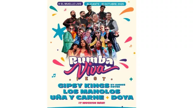 RumbaViva Fest anuncia la venta de entradas para su primera edición en Alicante