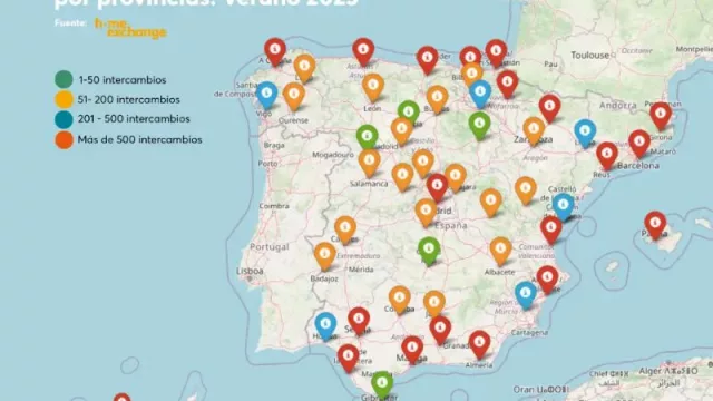 La mitad de los viajeros que intercambiaron casa en España este verano repiten destino