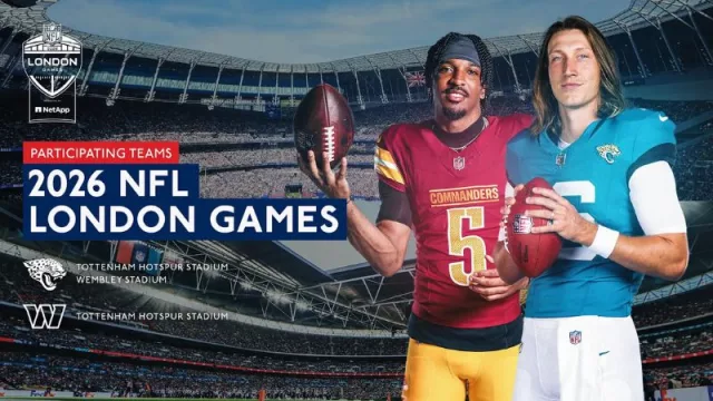 Jaguars y Commanders en los 2026 NFL London Games